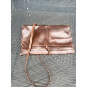 Moore & Giles for NetJets Brown Leather Travel Tech Roll Document Organizer 8x5